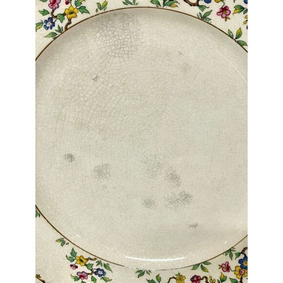 Vintage Myott Staffordshire Rosemere 7 Pieces Plates Bowl Teacup Saucer - Picture 12 of 14